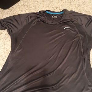 Asics Black dry fit shirt